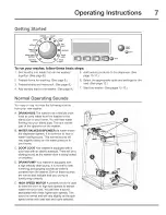 Предварительный просмотр 7 страницы Electrolux Wave-Touch EWFLS70JIW0 Use & Care Manual