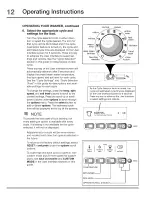 Предварительный просмотр 12 страницы Electrolux Wave-Touch EWFLS70JIW0 Use & Care Manual