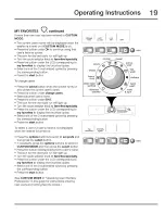 Предварительный просмотр 19 страницы Electrolux Wave-Touch EWFLS70JIW0 Use & Care Manual