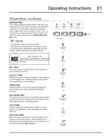 Предварительный просмотр 21 страницы Electrolux Wave-Touch EWFLS70JIW0 Use & Care Manual