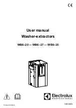 Electrolux WB6-20 User Manual preview