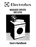 Electrolux WD1038 User Handbook Manual предпросмотр