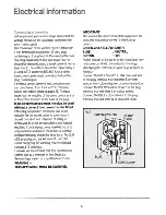 Preview for 6 page of Electrolux WD1039 User Handbook Manual