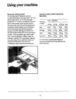 Preview for 19 page of Electrolux WD3000T User Handbook Manual