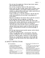 Preview for 5 page of Electrolux WD40A74140 User Manual