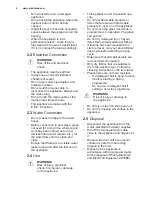 Preview for 6 page of Electrolux WD40A74140 User Manual