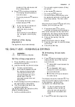 Preview for 21 page of Electrolux WD41A84160 User Manual