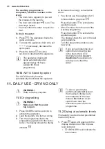 Preview for 20 page of Electrolux WD42A96160 User Manual