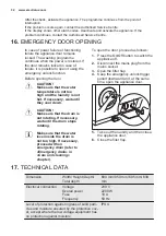 Preview for 32 page of Electrolux WD42A96160 User Manual