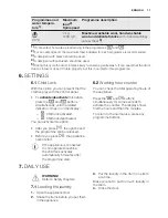 Предварительный просмотр 11 страницы Electrolux WE 170PP User Manual