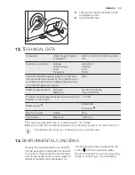 Предварительный просмотр 23 страницы Electrolux WE 170PP User Manual