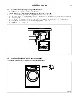 Предварительный просмотр 15 страницы Electrolux WE1100P Installation Manual