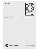 Preview for 8 page of Electrolux WE170P Installation Instruction