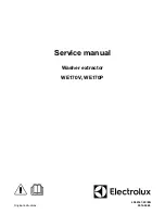 Preview for 1 page of Electrolux WE170P Service Manual