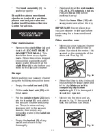 Preview for 13 page of Electrolux WET & DRY EXTRACTION VACUUM CLEANERS Owner'S Handbook Manual