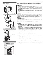 Предварительный просмотр 3 страницы Electrolux WFC0510DW1 Owner'S Manual