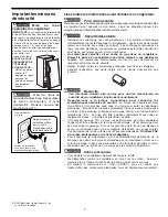 Preview for 13 page of Electrolux WFC07M2AW3 Owner'S Manual