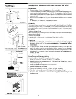 Preview for 3 page of Electrolux WFC15K2BW1 Owner'S Manual