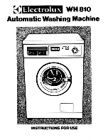 Electrolux WH 810 Instructions For Use Manual предпросмотр