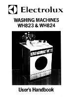 Electrolux WH823 User Handbook Manual предпросмотр