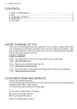 Preview for 2 page of Electrolux WHGL9062CN User Manual