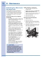 Preview for 10 page of Electrolux Wine Cooler / Beverage Center Service Manual