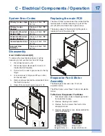 Preview for 17 page of Electrolux Wine Cooler / Beverage Center Service Manual