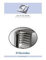 Electrolux Wine Cooler / Beverage Center Use & Care Manual preview