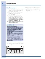 Preview for 6 page of Electrolux Wine Cooler / Beverage Center Use & Care Manual