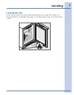 Preview for 7 page of Electrolux Wine Cooler / Beverage Center Use & Care Manual