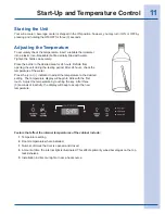 Preview for 11 page of Electrolux Wine Cooler / Beverage Center Use & Care Manual