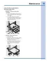 Preview for 15 page of Electrolux Wine Cooler / Beverage Center Use & Care Manual