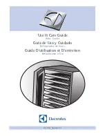 Electrolux Wine cooler Use & Care Manual предпросмотр