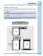 Предварительный просмотр 5 страницы Electrolux Wine cooler Use & Care Manual