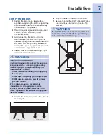 Предварительный просмотр 7 страницы Electrolux Wine cooler Use & Care Manual