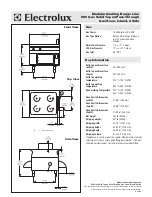 Предварительный просмотр 2 страницы Electrolux WLGWDCOOOO Specification Sheet