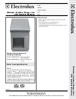 Electrolux WNORABOOOO Datasheet preview