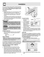 Preview for 4 page of Electrolux WRS23MF5AS5 Use & Care Manual