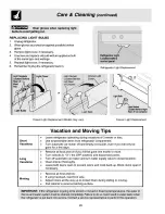 Preview for 20 page of Electrolux WRS23MF5AS5 Use & Care Manual