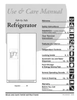 Electrolux WRS23MF5ASG Use & Care Manual preview