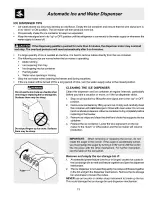 Preview for 13 page of Electrolux WRS23MW3AQ1 Use & Care Manual