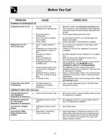 Preview for 21 page of Electrolux WRS23MW3AQ1 Use & Care Manual