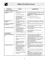 Preview for 23 page of Electrolux WRS23MW3AQ1 Use & Care Manual