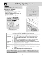 Preview for 43 page of Electrolux WRS23MW3AQ1 Use & Care Manual