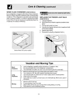 Предварительный просмотр 19 страницы Electrolux WRT15GA2AQ1 Use & Care Manual