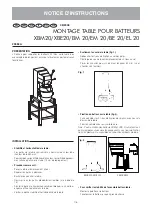 Preview for 1 page of Electrolux XBM20 Instruction Manual