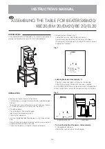 Preview for 2 page of Electrolux XBM20 Instruction Manual