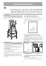 Preview for 3 page of Electrolux XBM20 Instruction Manual