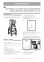 Preview for 6 page of Electrolux XBM20 Instruction Manual