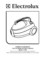 Electrolux Z1650 Owner'S Handbook Manual preview